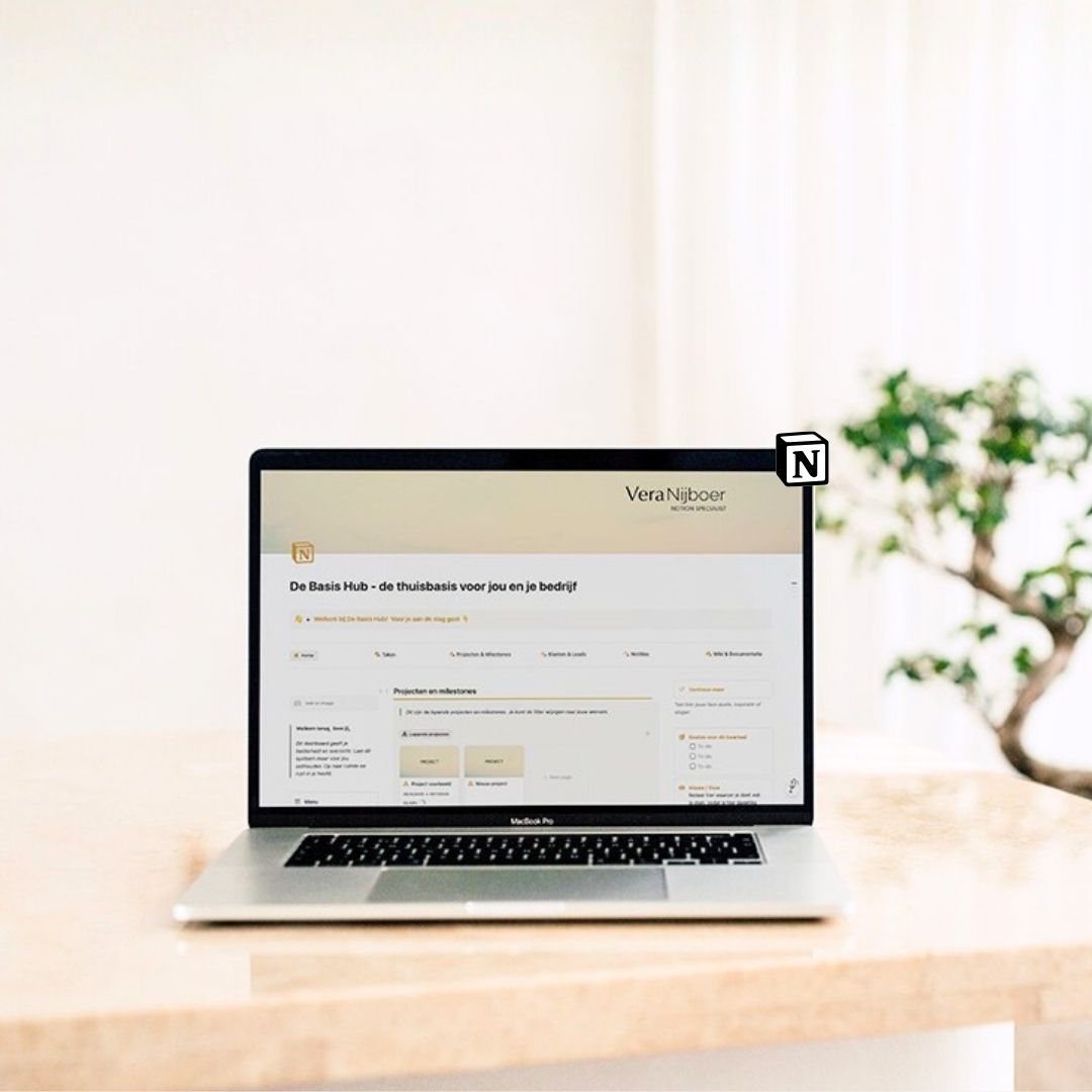 5 Gratis e-book - zo run je je bedrijf in Notion, door Vera Nijboer