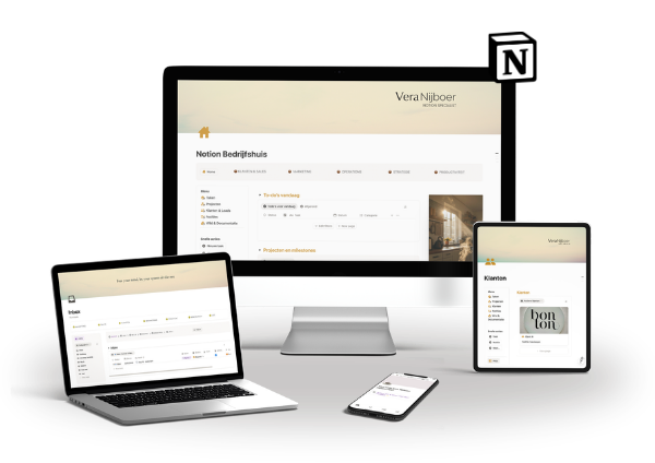 Notion Bedrijfshuis op maat multidevice